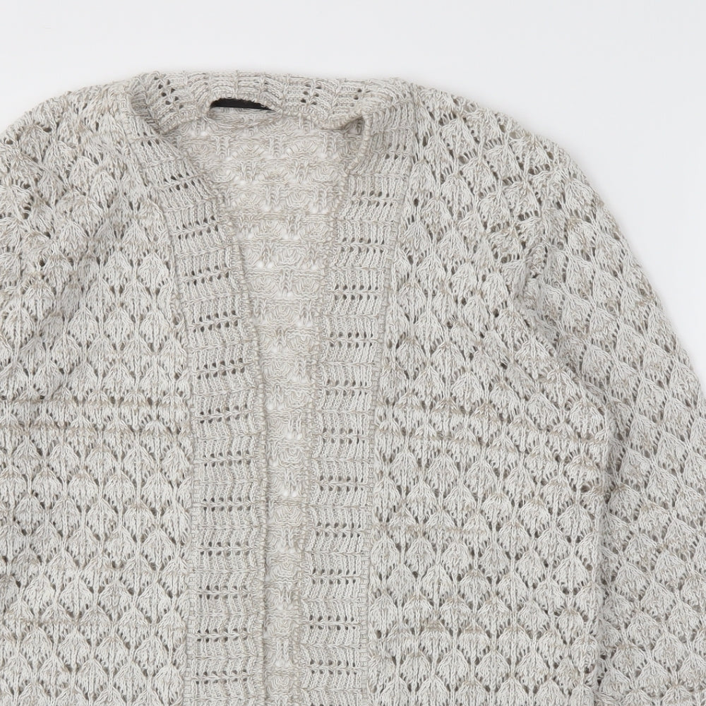 Chick Womens Beige   Cardigan Jumper Size S