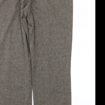 Womens UK Size 12 BM Regular Fit  Brown Trousers