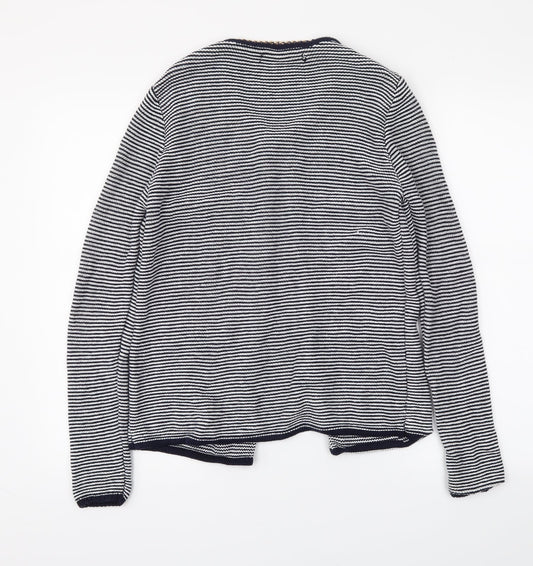 Atmosphere Womens Blue Striped  Cardigan Jumper Size S