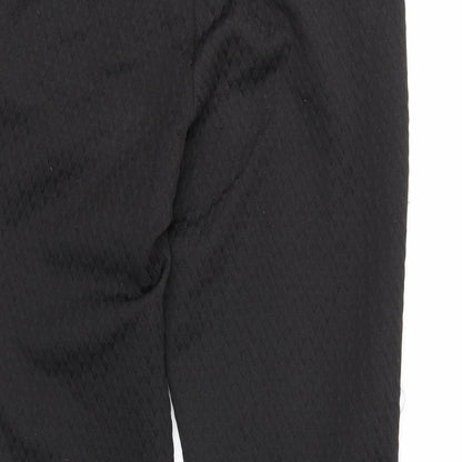 Select Womens Black   Cropped Trousers Size 12 L24 in