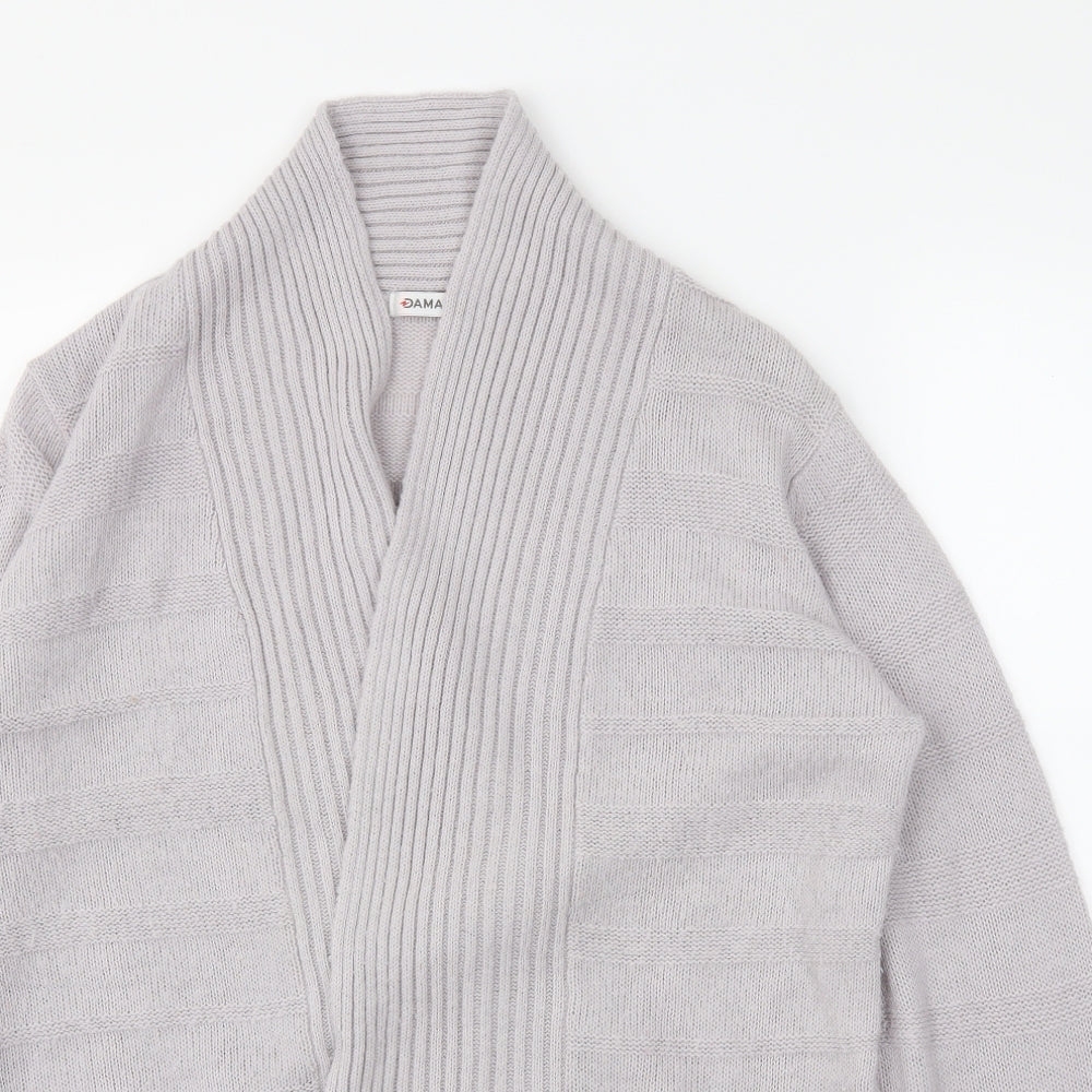 Damart Womens Grey   Cardigan Jumper Size 14