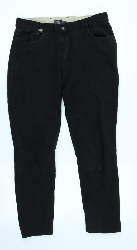 Hy Mens Black   Trousers  Size 32 in L25 in
