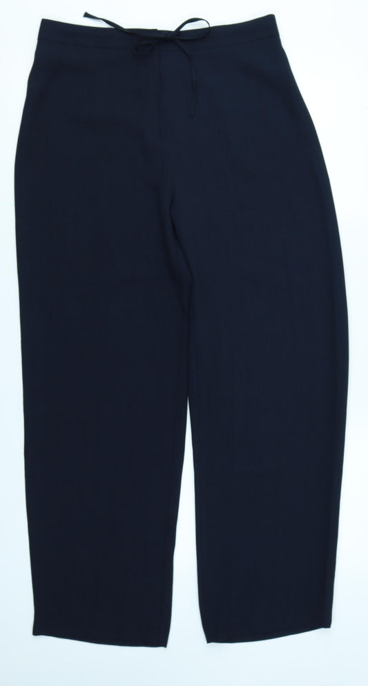 Yessica Womens Blue   Trousers  Size 12 L28 in
