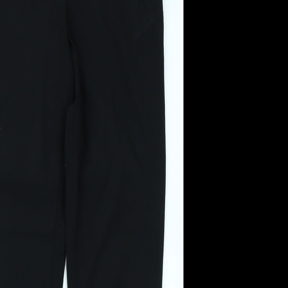 M&S Collection Womens Black   Trousers  Size 8 L27 in