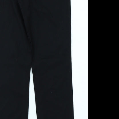 M&S Collection Womens Black   Trousers  Size 8 L27 in