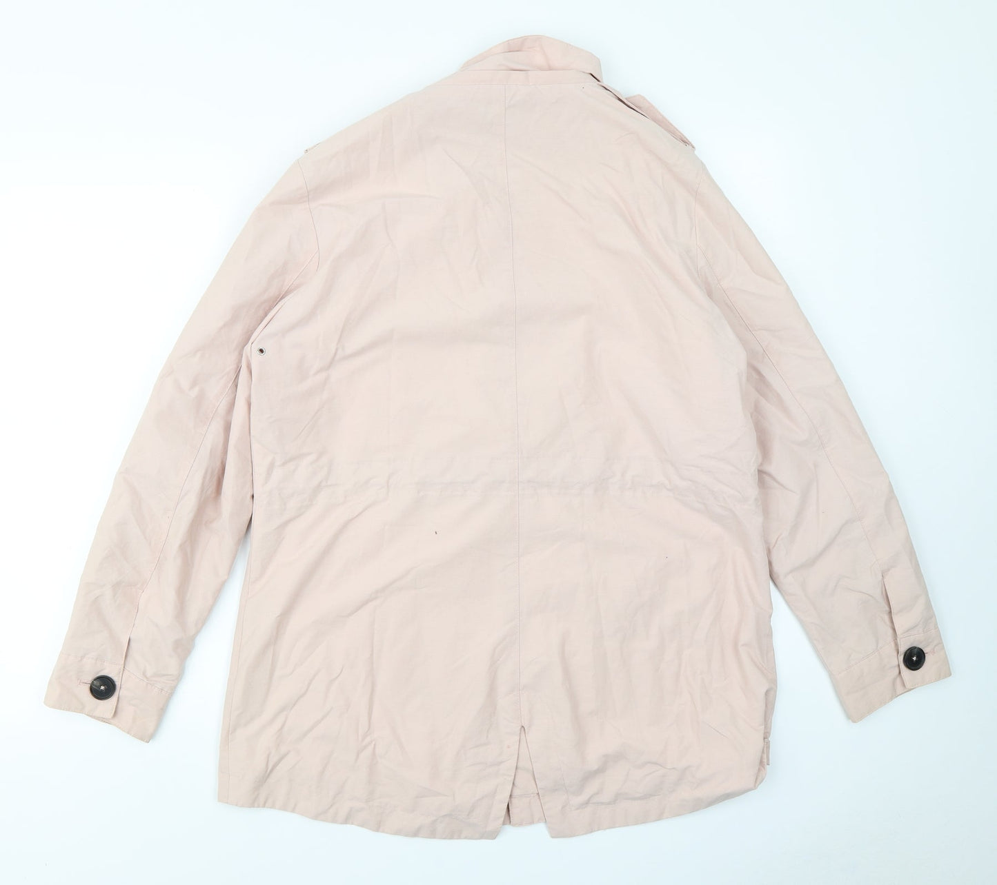 Womens UK Size 14 M&S Pink Overcoat