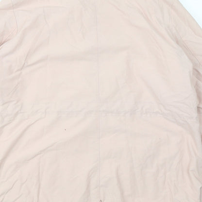 Womens UK Size 14 M&S Pink Overcoat