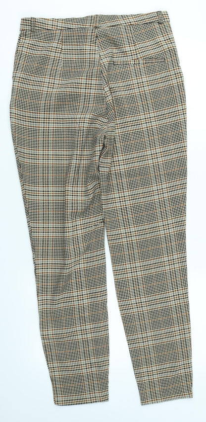 Womens UK Size 10 Monki Regular Fit  Brown Trousers