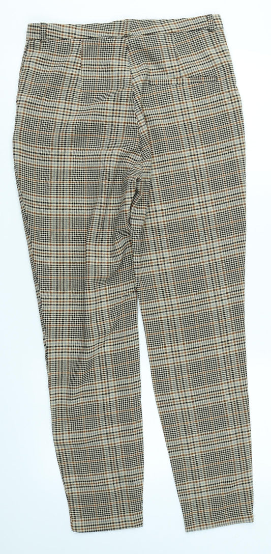 Womens UK Size 10 Monki Regular Fit  Brown Trousers