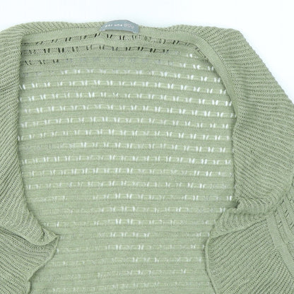 Per Una Womens Green  Knit Cardigan Jumper Size M