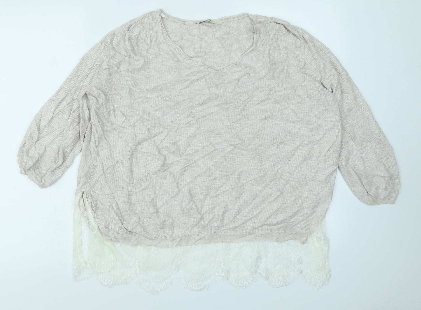 George Womens Beige   Pullover Jumper Size 20