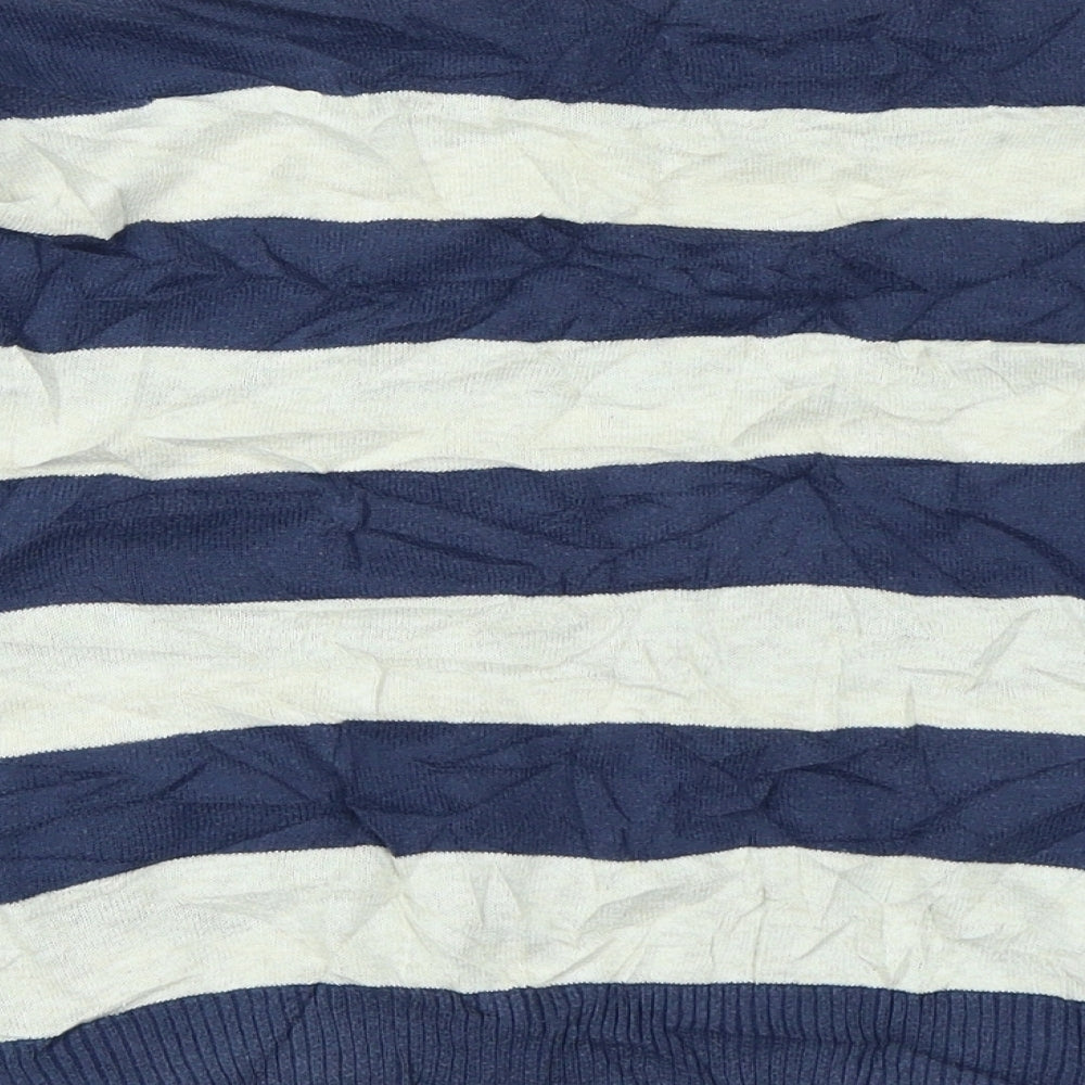 Atmosphere Womens Blue Striped  Pullover Jumper Size 12