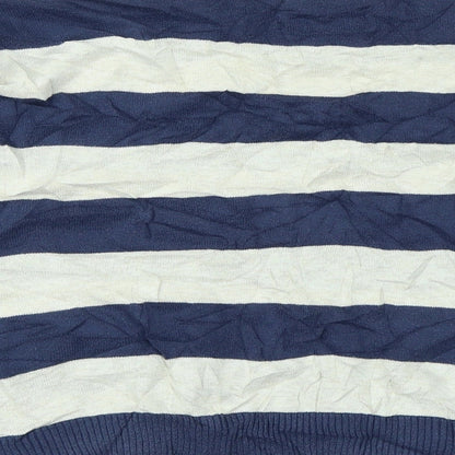 Atmosphere Womens Blue Striped  Pullover Jumper Size 12