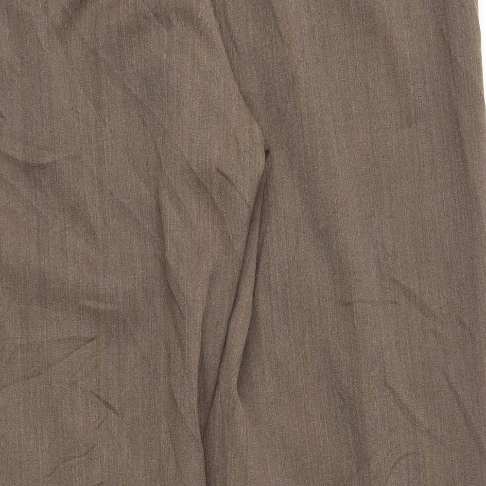 Womens UK Size 18 Country Casuals Regular Fit  Brown Trousers