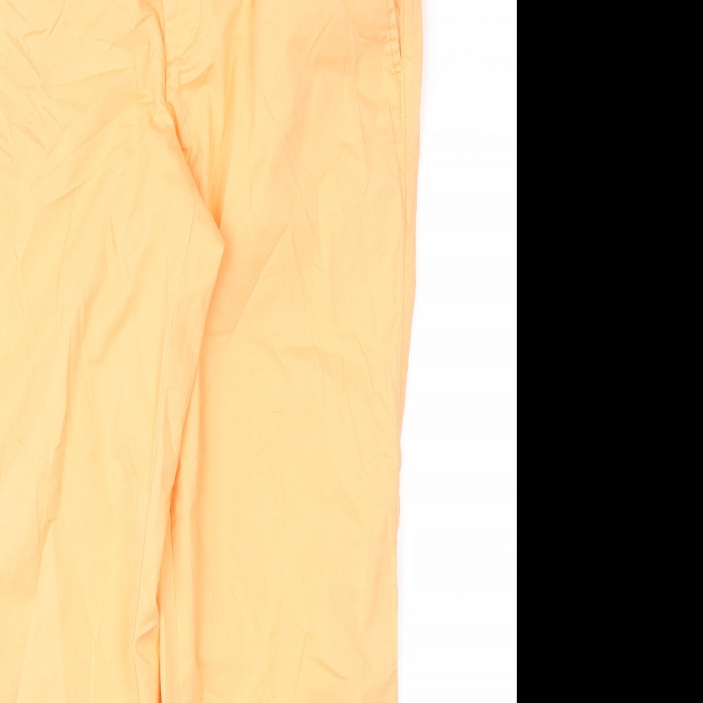Womens UK Size 8 Gap Regular Fit Chino Orange Trousers