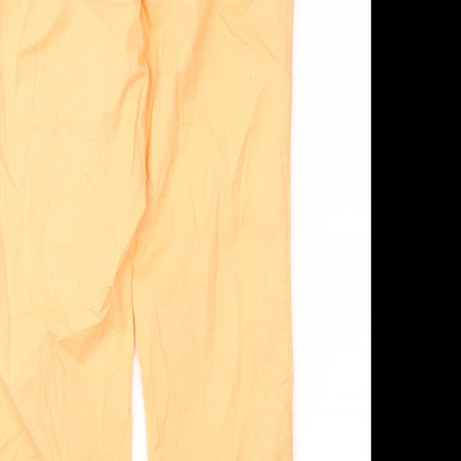 Womens UK Size 8 Gap Regular Fit Chino Orange Trousers