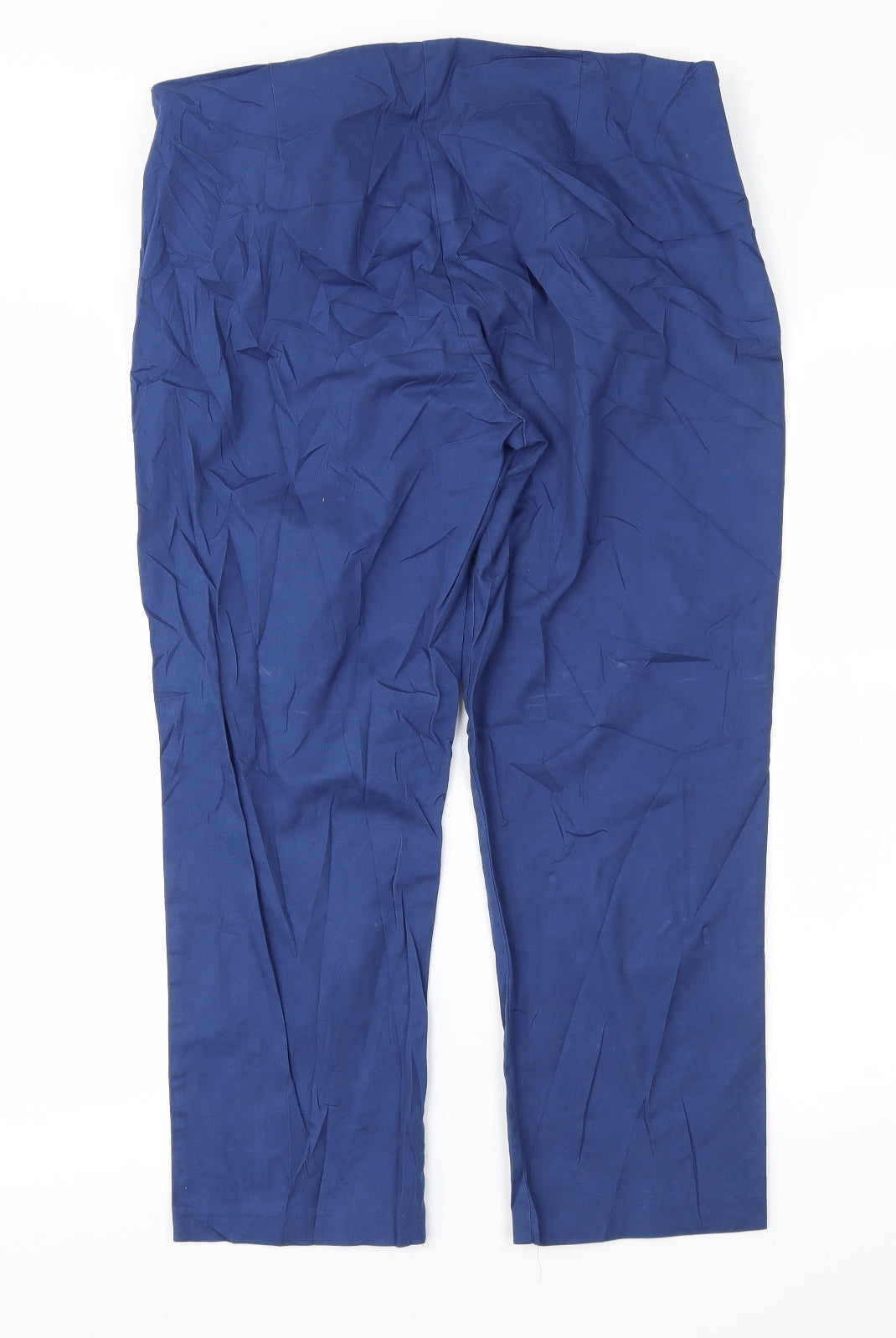 Trucco Womens Blue   Cropped Trousers Size 14 L24 in