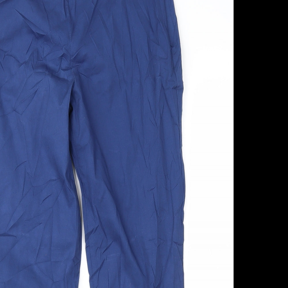 Trucco Womens Blue   Cropped Trousers Size 14 L24 in