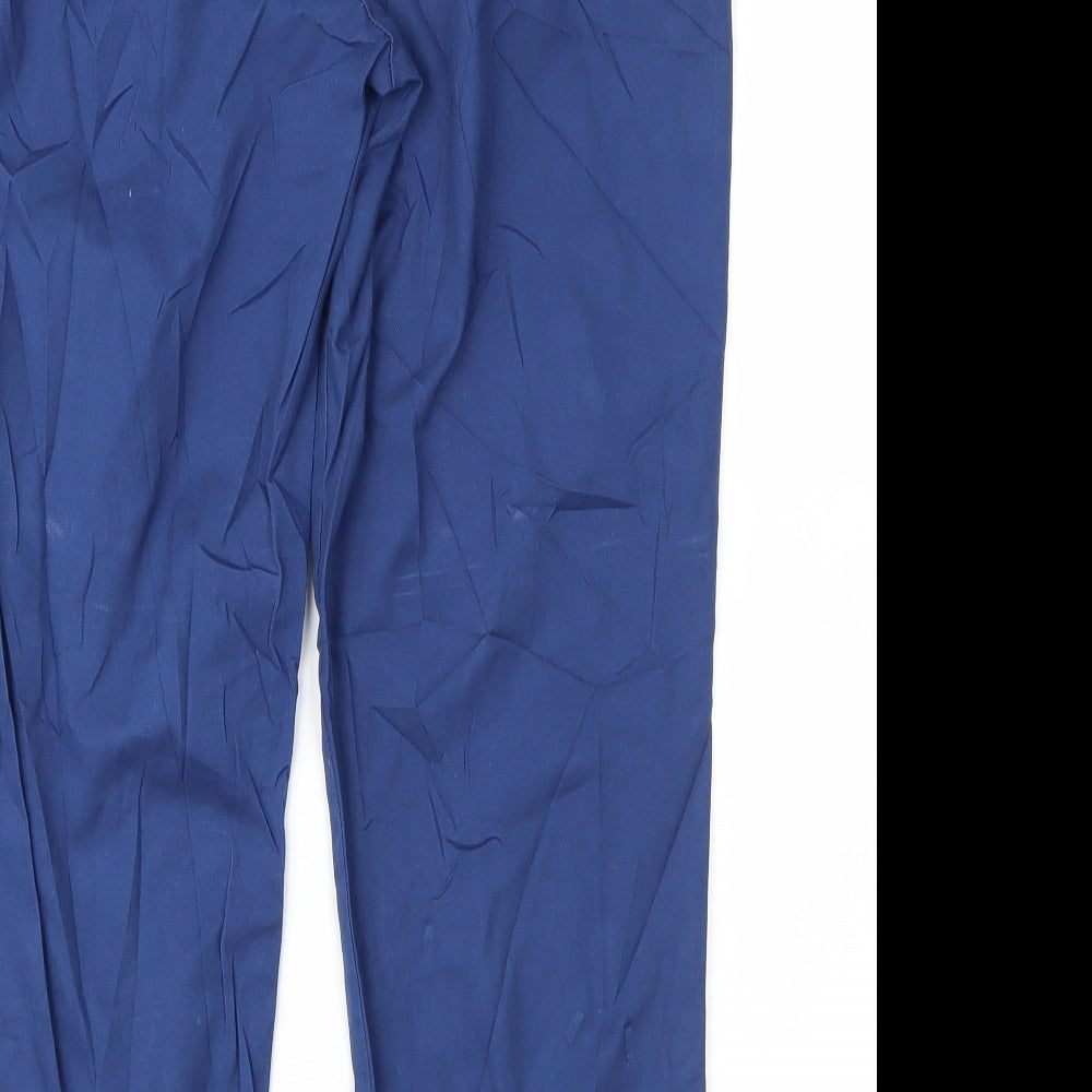 Trucco Womens Blue   Cropped Trousers Size 14 L24 in