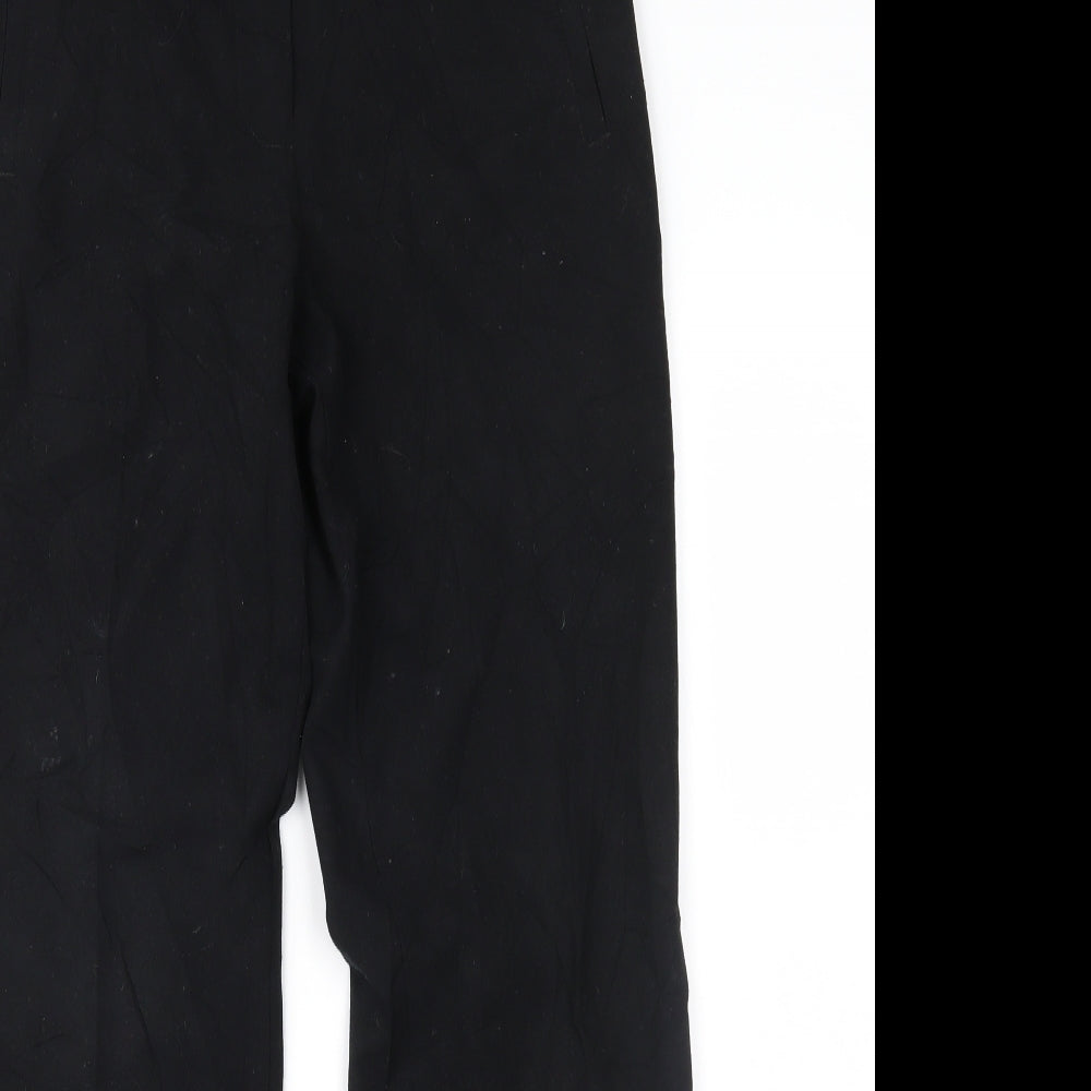 Womens UK Size 10 Marks and Spencer Regular Fit  Black Trousers