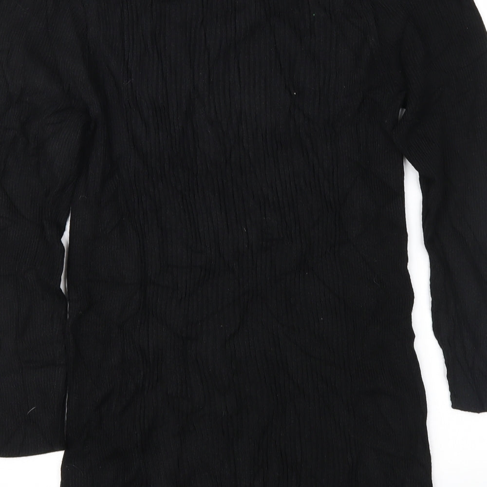 Boston Proper Womens Black   Pullover Jumper Size M