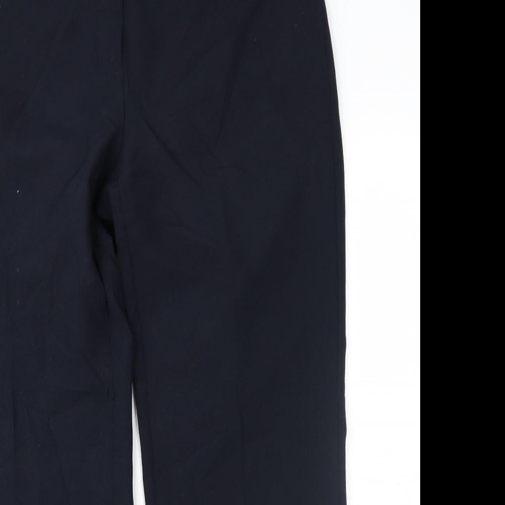 Womens UK Size 12 F&F Regular Fit  Blue Trousers