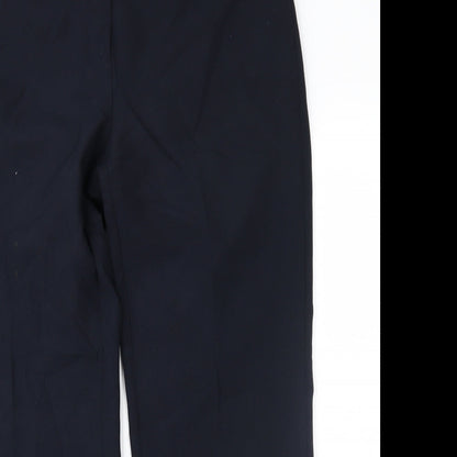 Womens UK Size 12 F&F Regular Fit  Blue Trousers