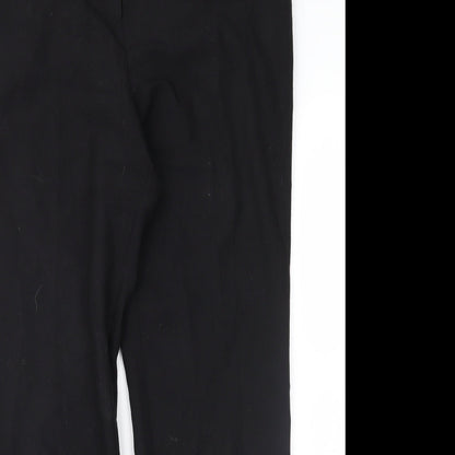 Womens UK Size 14 Bonmarché Regular Fit  Black Trousers