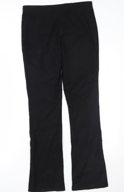 Womens UK Size 10 Marks and Spencer Regular Fit  Black Trousers