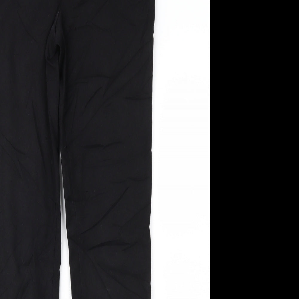 Womens UK Size 10 Marks and Spencer Regular Fit  Black Trousers