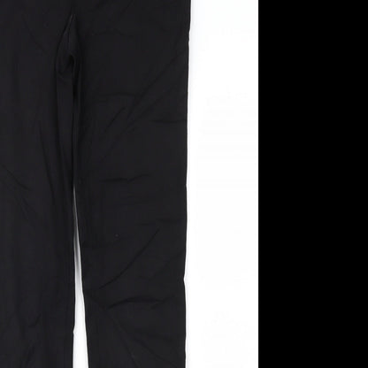 Womens UK Size 10 Marks and Spencer Regular Fit  Black Trousers