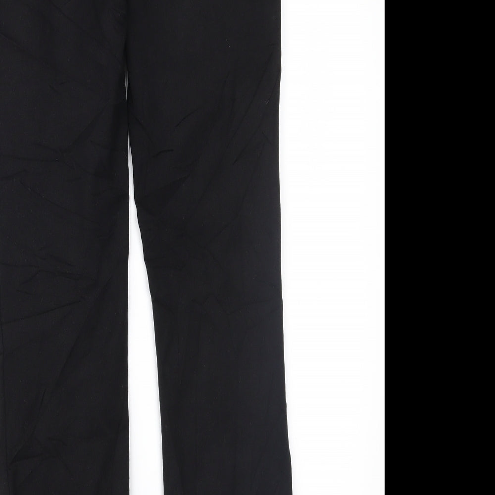 Womens UK Size 10 Marks and Spencer Regular Fit  Black Trousers