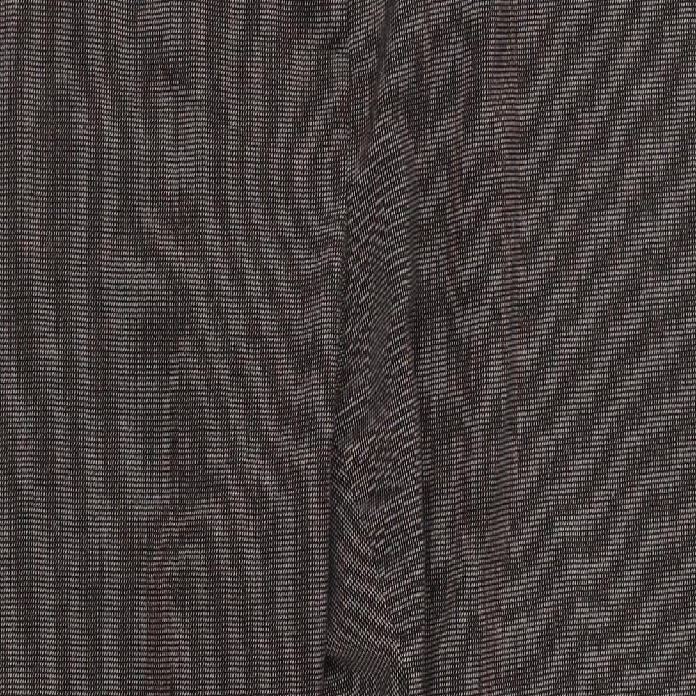 Womens UK Size 18 BHS Regular Fit Dress Pants Grey Trousers