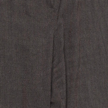 Womens UK Size 18 BHS Regular Fit Dress Pants Grey Trousers