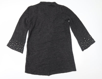 TU Womens Grey   Cardigan Jumper Size 14