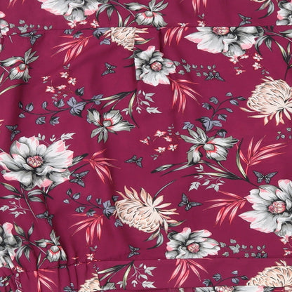 George Womens Purple Floral  Jacket  Size 12