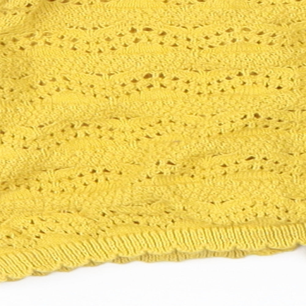 TU Girls Yellow   Cardigan Jumper Size 3-6 Months