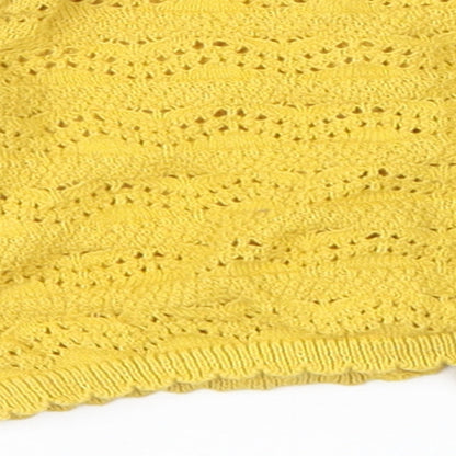 TU Girls Yellow   Cardigan Jumper Size 3-6 Months