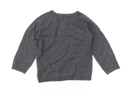 TU Baby Grey   Pullover Jumper Size 12-18 Months