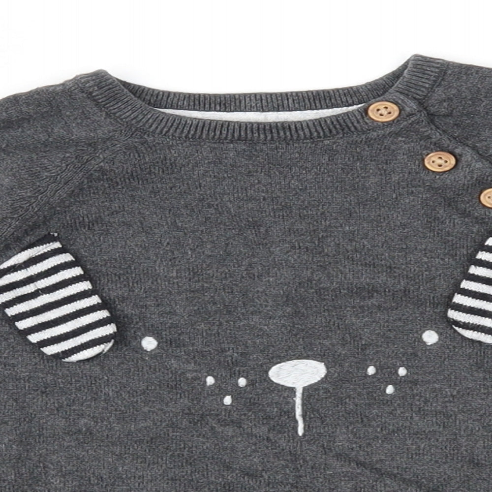 TU Baby Grey   Pullover Jumper Size 12-18 Months