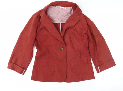 Womens UK Size 12 New Look Brown Jacket