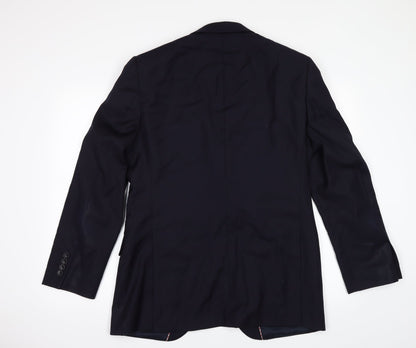 Howick Tailored Mens Blue   Jacket Suit Jacket Size 38