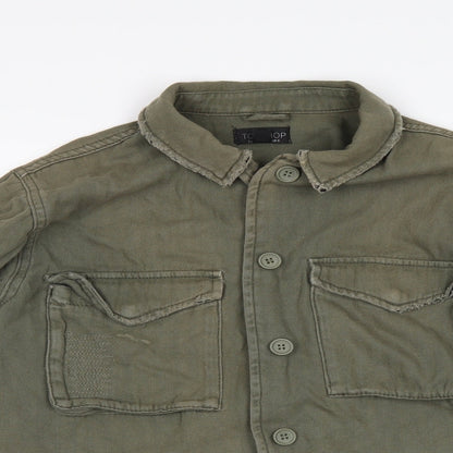 Womens UK Size 6 Topshop Green Jacket