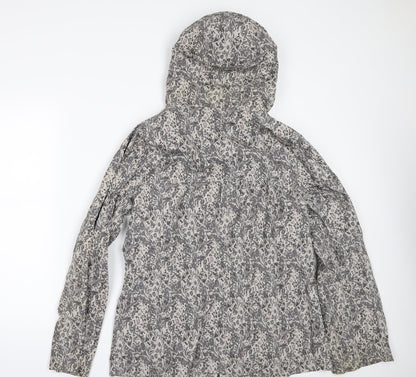 George Womens Beige Floral  Jacket  Size 14