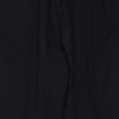 Womens UK Size 18 Preworn Regular Fit  Black Trousers