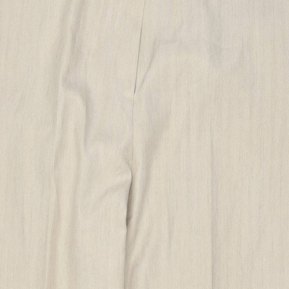 Womens UK Size 20 Marks and Spencer Regular Fit  Beige Trousers