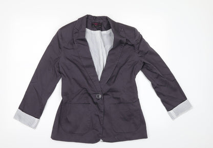 Womens UK Size 10 New Look Grey Jacket