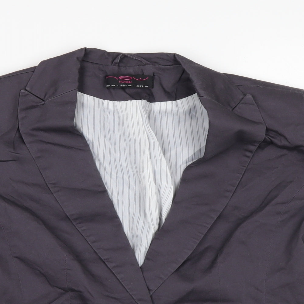 Womens UK Size 10 New Look Grey Jacket