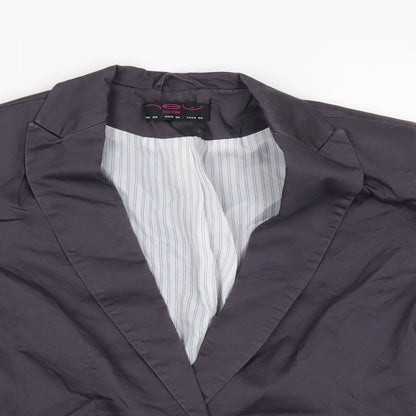 Womens UK Size 10 New Look Grey Jacket