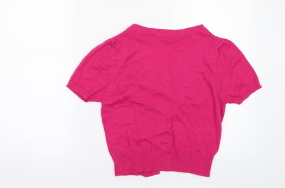 TU Womens Pink   Cardigan Jumper Size 10